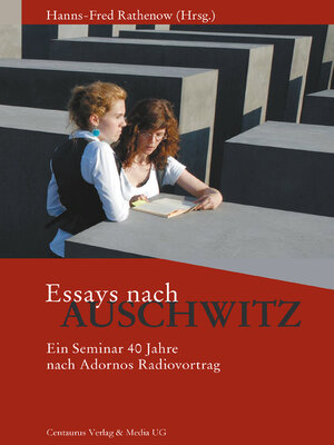 Essays nach Auschwitz - ebook